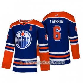 Män Ishockey Edmonton Oilers tröja Adam Larsson 6 Alternate Adidas 2018-19 Authentic